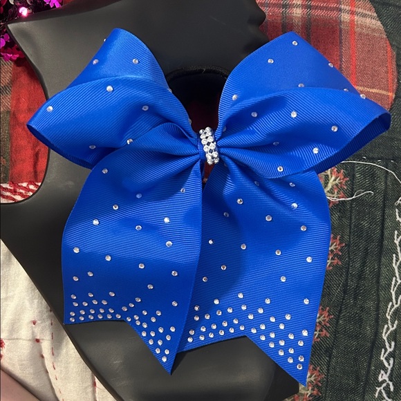 Other - Blue Rhinestone Bow Hair Accessory